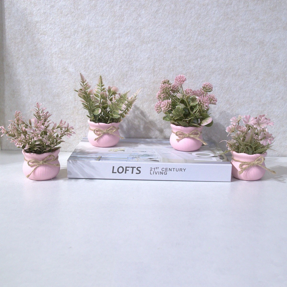 Plant Desk Mini - Mini plantas artificiales en macetas de