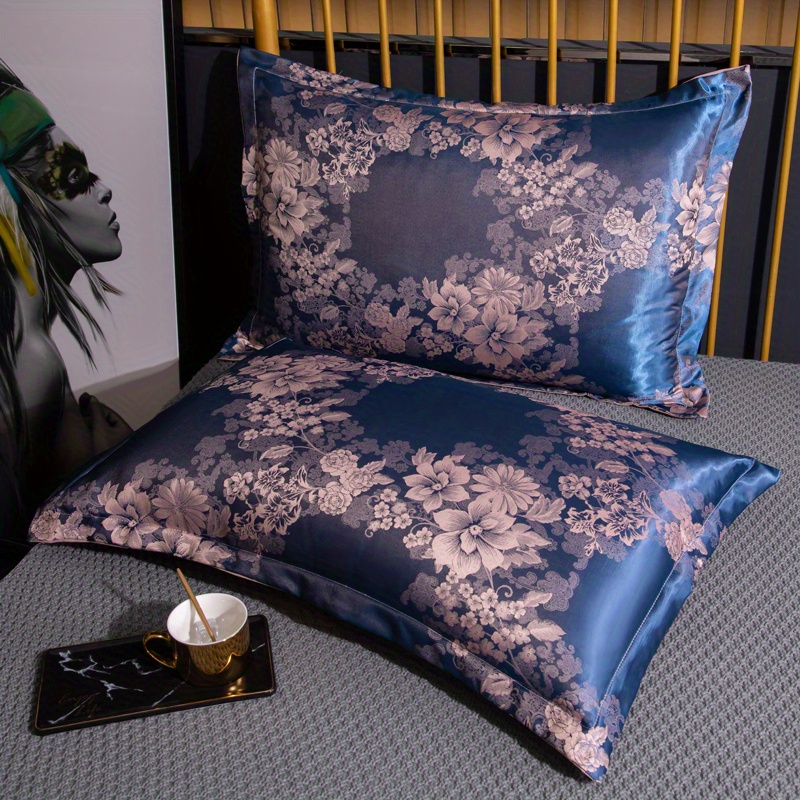 Home Office Guest Room - 2 fundas de almohada de jacquard