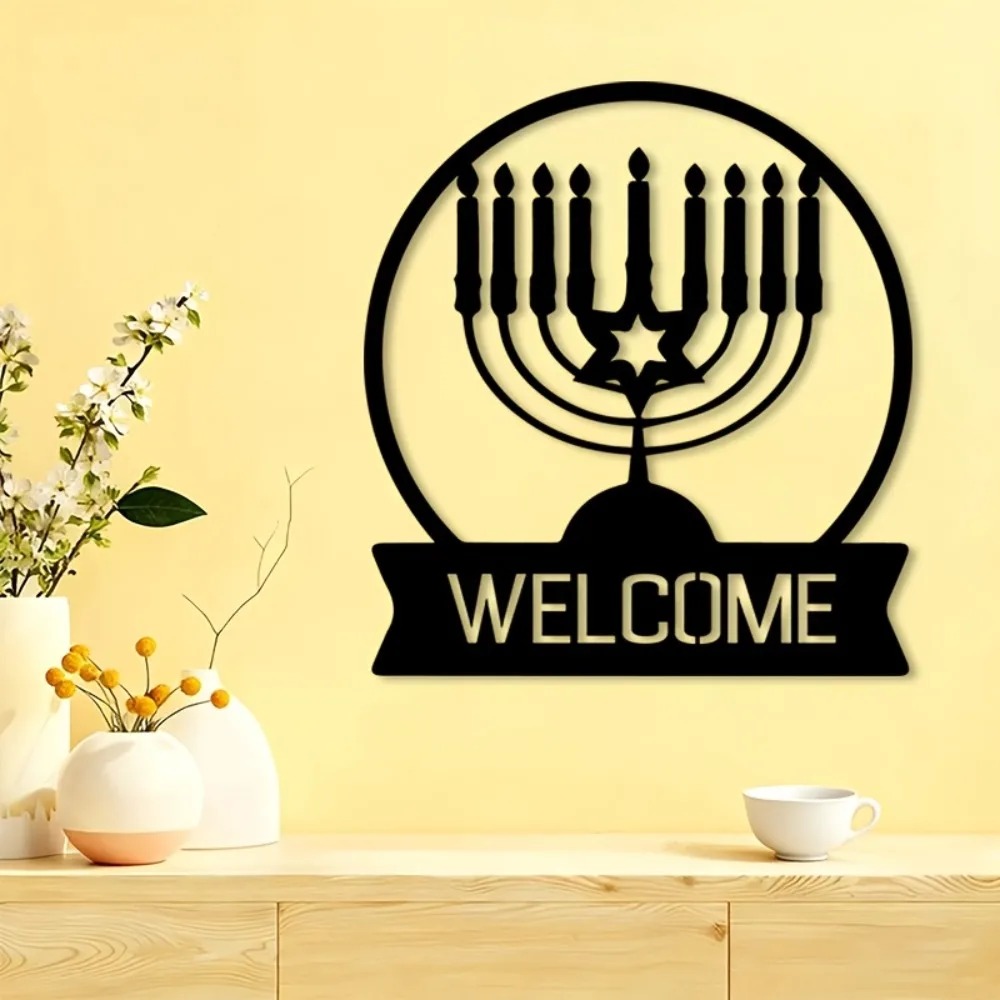 Home Office Decor - CIFBUY Arte de Pared de Hierro,