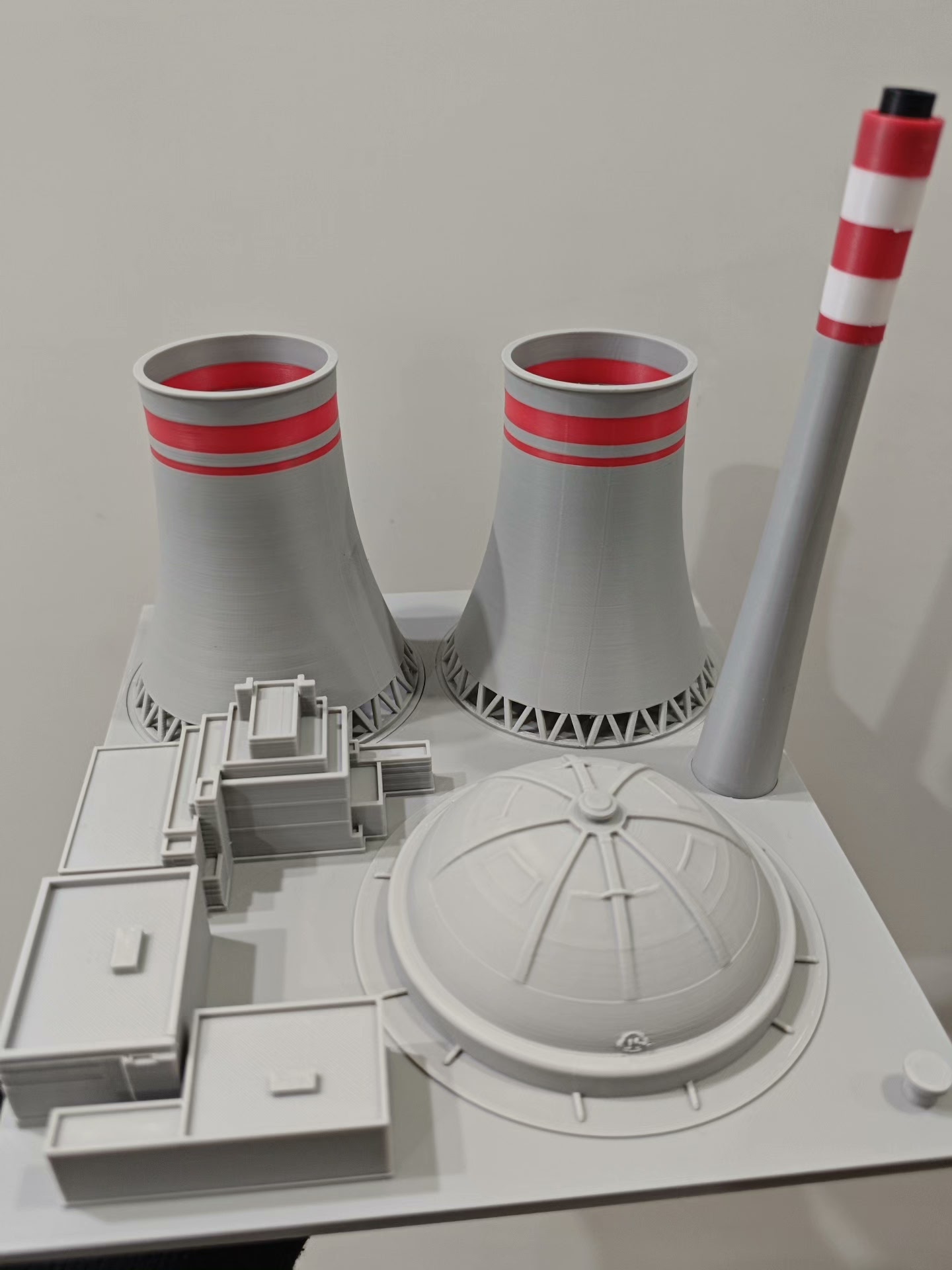 Plant Desk Mini - Modelo de Mini Central Termoeléctrica Impresa