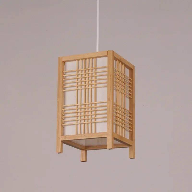 Luces colgantes de bambú Retro - Home Office Guest Room reseña y precio