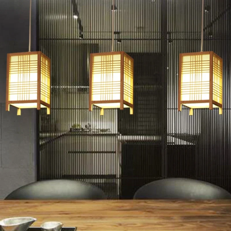 Luces colgantes de bambú Retro - Home Office Guest Room reseña y precio