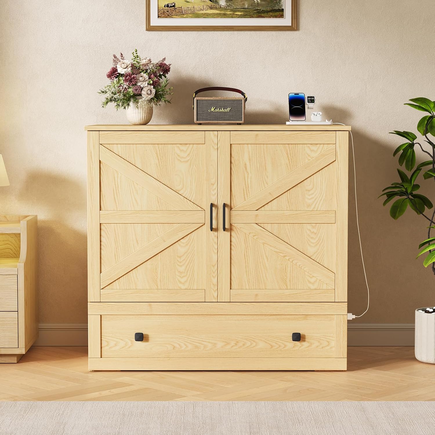 Cama Murphy Ahorradora de Espa - Home Office Guest Room reseña y precio
