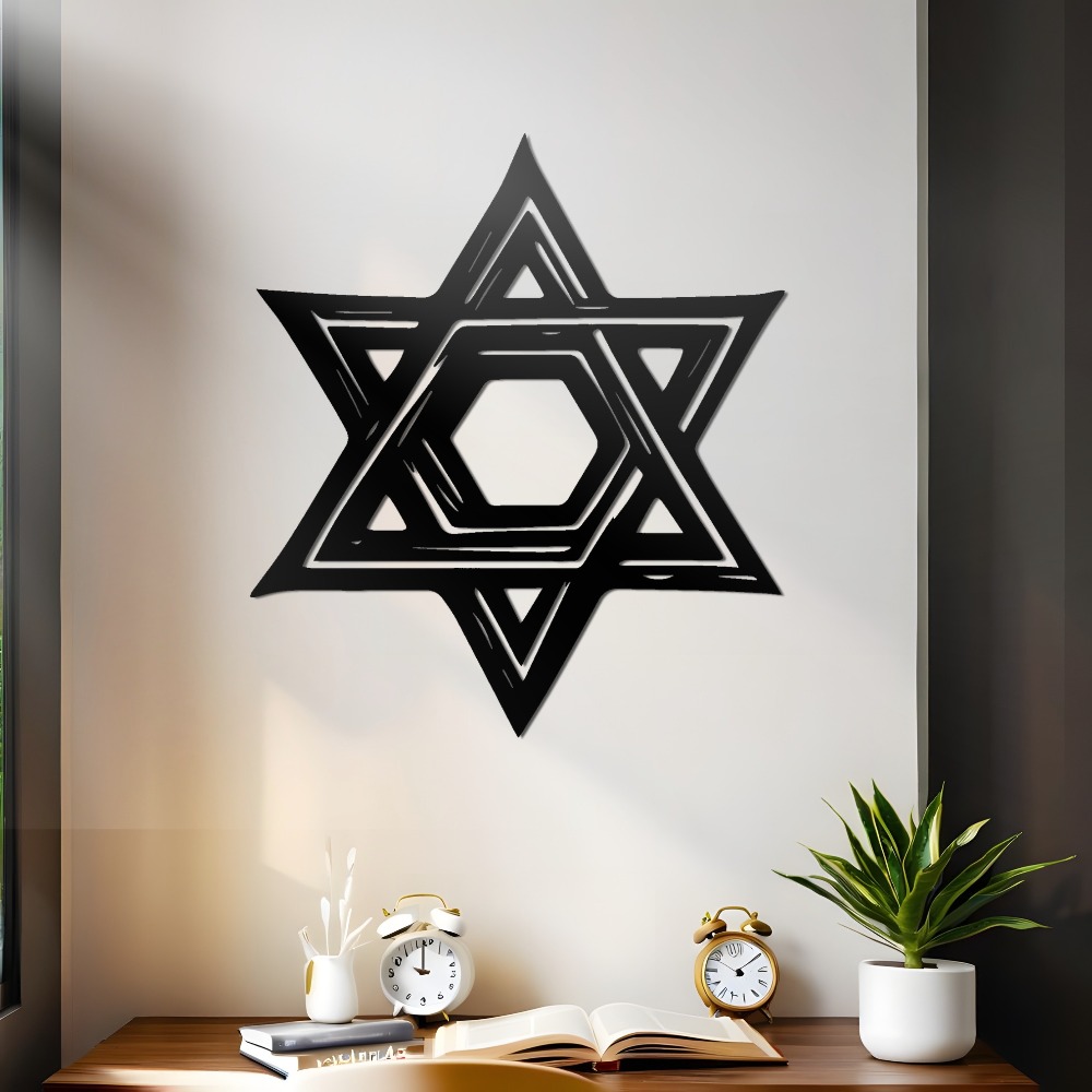 CIFBUY Estrella de David, arte - Home Office Decor reseña y precio