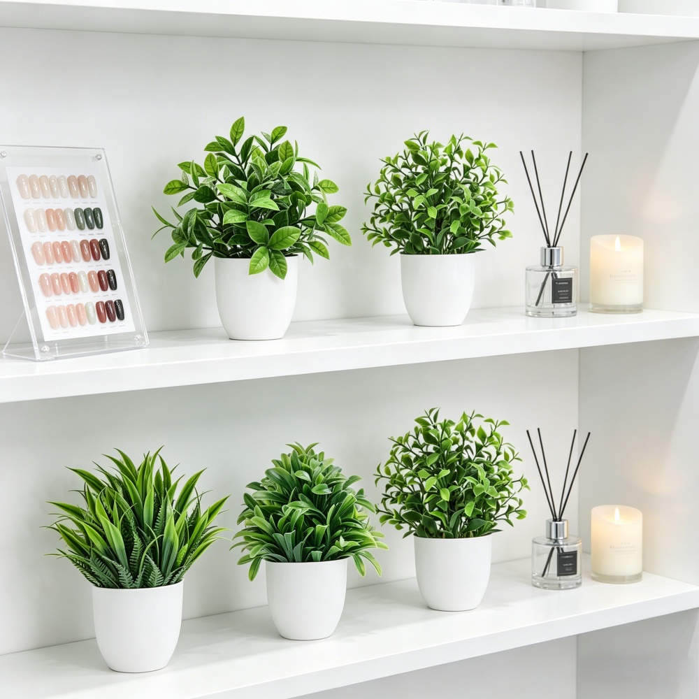 Juego de 4 Mini Plantas Artifi - Plant Desk Mini reseña y precio