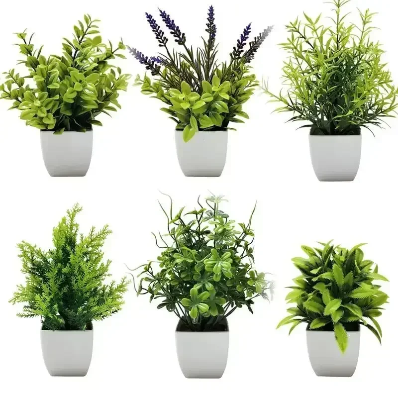 Plantas artificiales en maceta - Plant Desk Mini reseña y precio