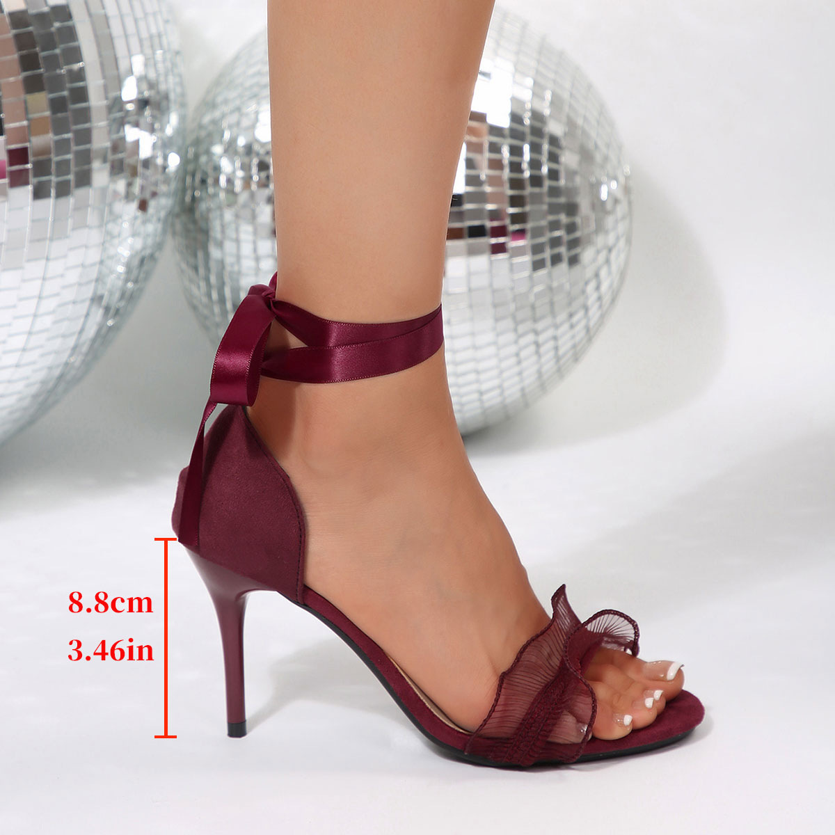 Sandalias de Tacón Alto Negras - Home Office Size reseña y precio